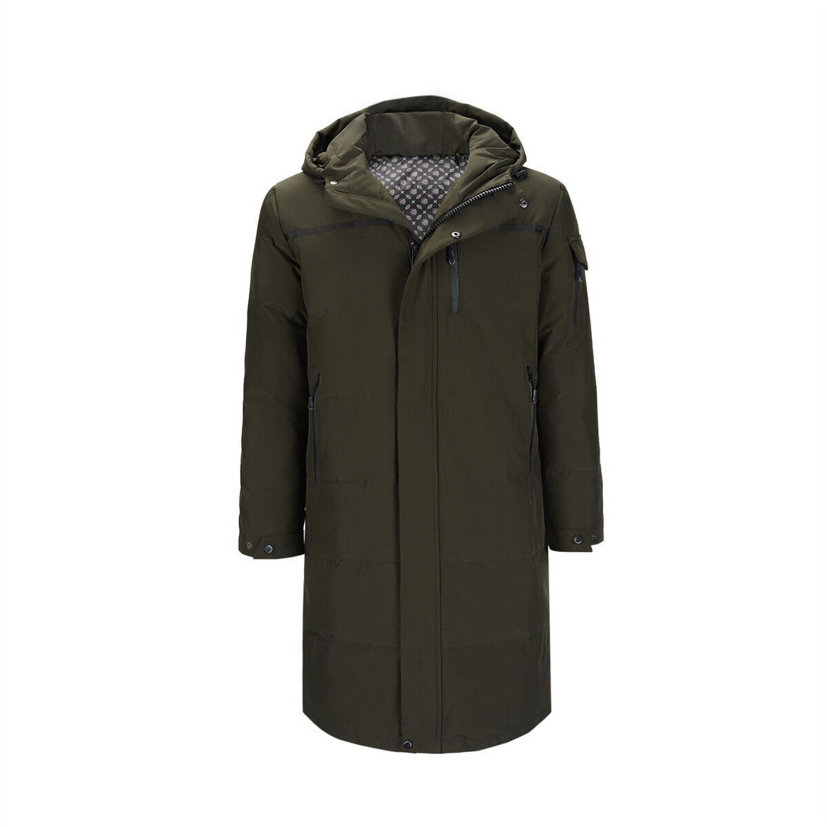 Youthup Mens Winter Puffer Jacket Thicken Warm Hooded Coat
