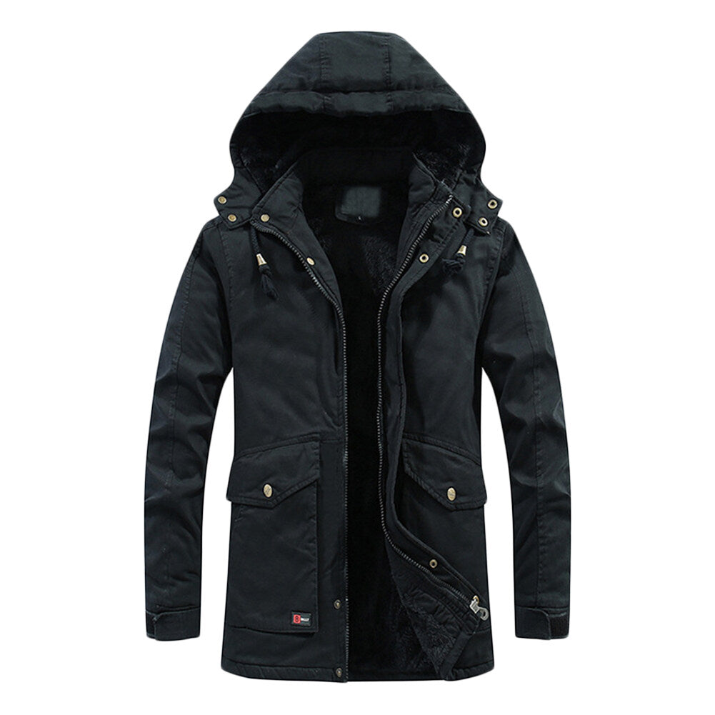 Youthup Mens Hooded Padded Jacket