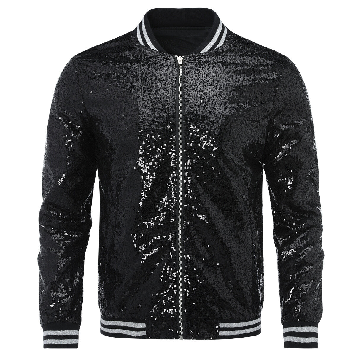 Youthup Mens Party Show Sparkle Sequins Jacket