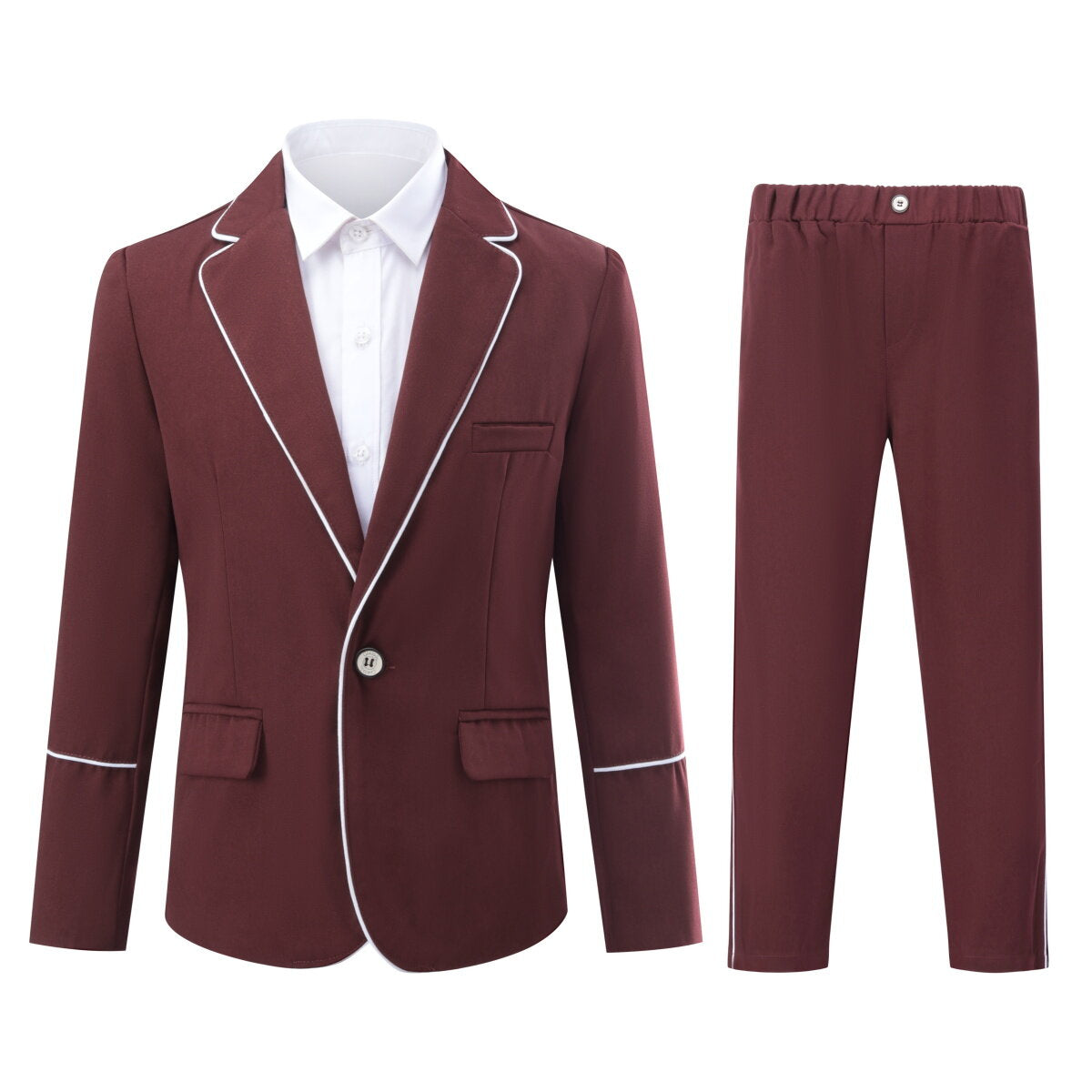 YOUTHUP Boys Formal Suit Three-Piece Dresswear Ring Bearer Outfit