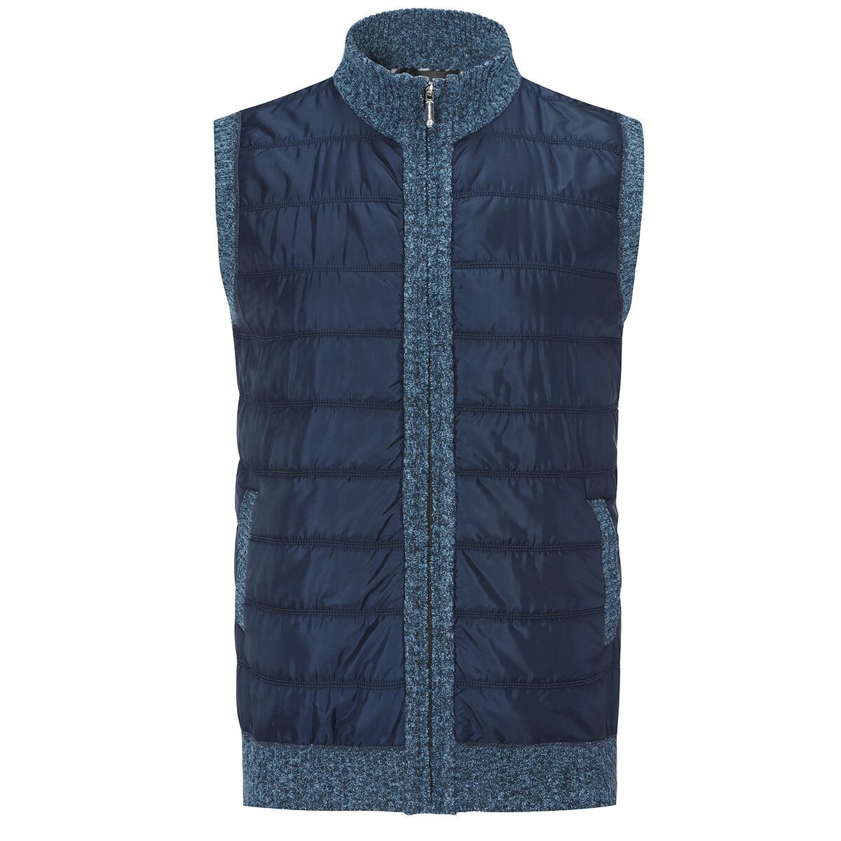 Youthup Mens Outdoor Sleeveless Jacket Fleece Leopard Lined Puffer Vest