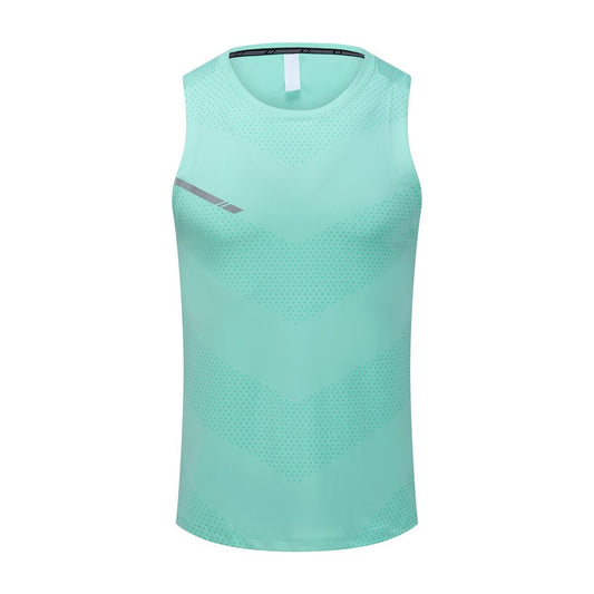 YOUTHUP Mens Sports Shirt Reflective Quick Dry Breathable Gym Workout Tank Top