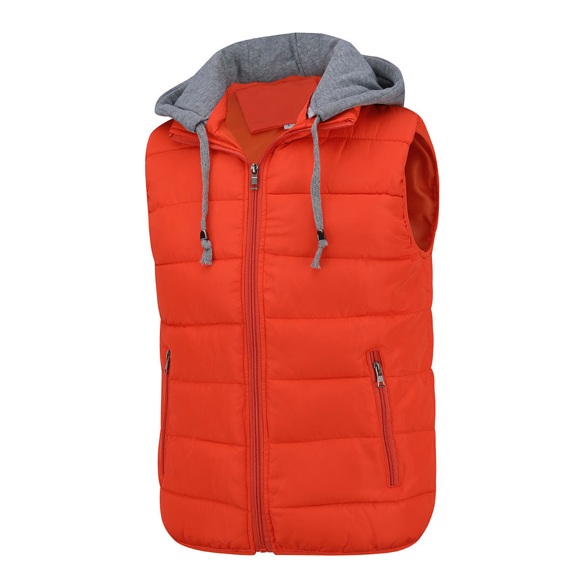 Youthup Mens Hooded Gilet Lightweight Sleeveless Jacket Outdoor Padded Puffer Vest