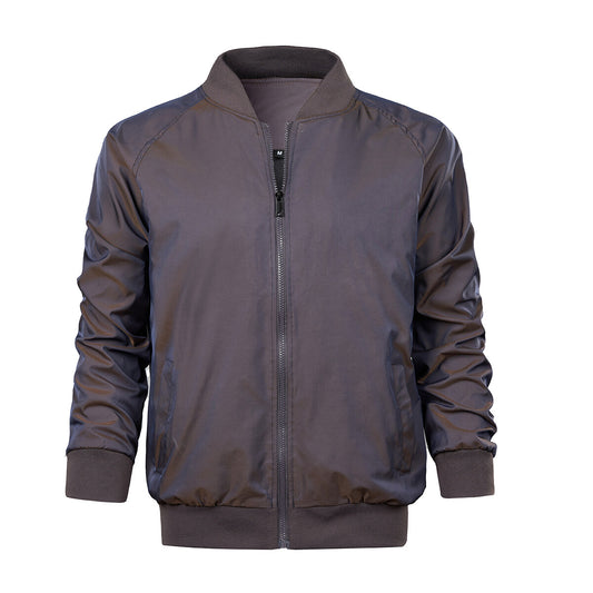 YOUTHUP Mens Lightweight Sports Jacket Outdoor Sunscreen Breathable Stand Collar
