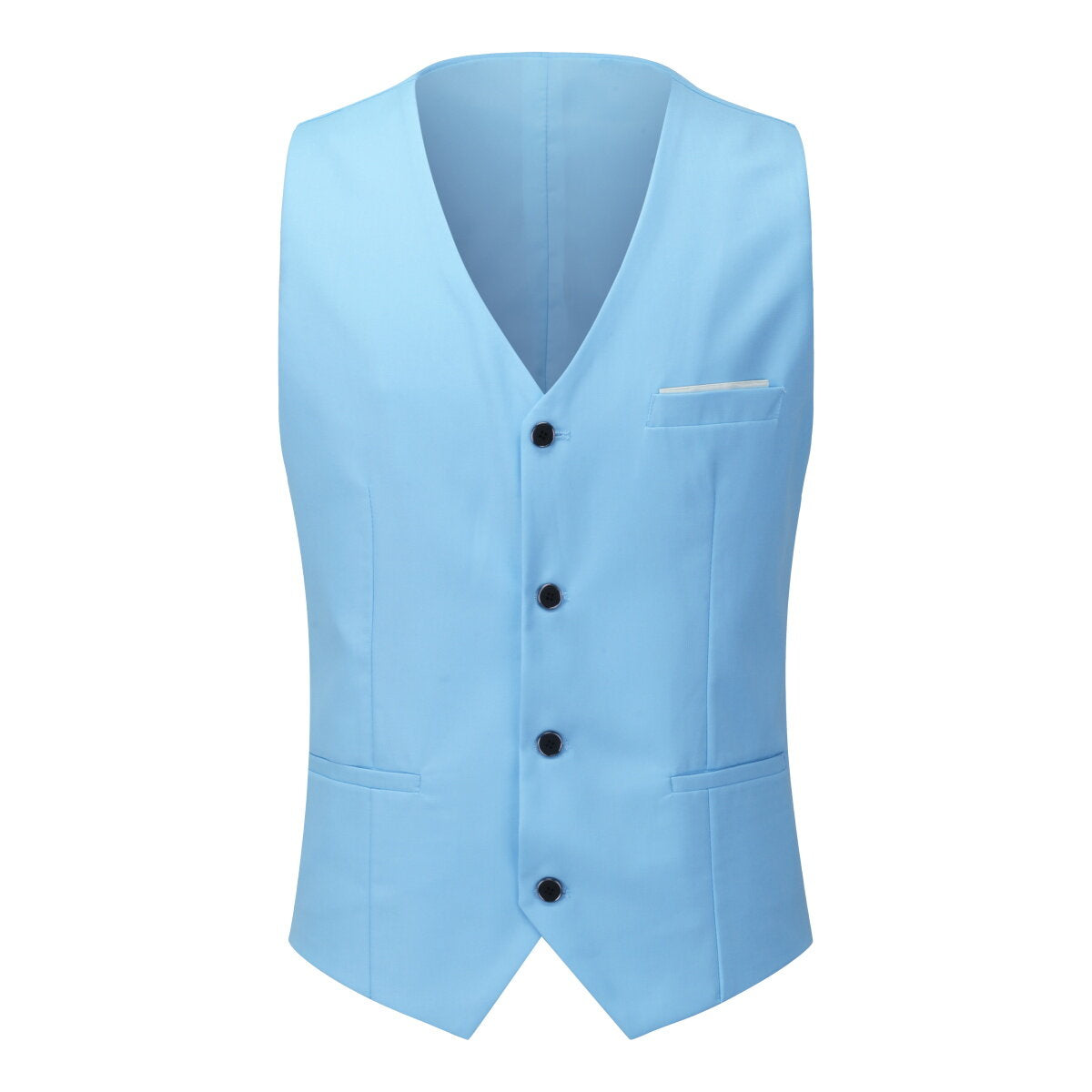 Youthup Mens 3-Pce Business Suit Slim Fit Wedding Party Blazer and Vest and Pants