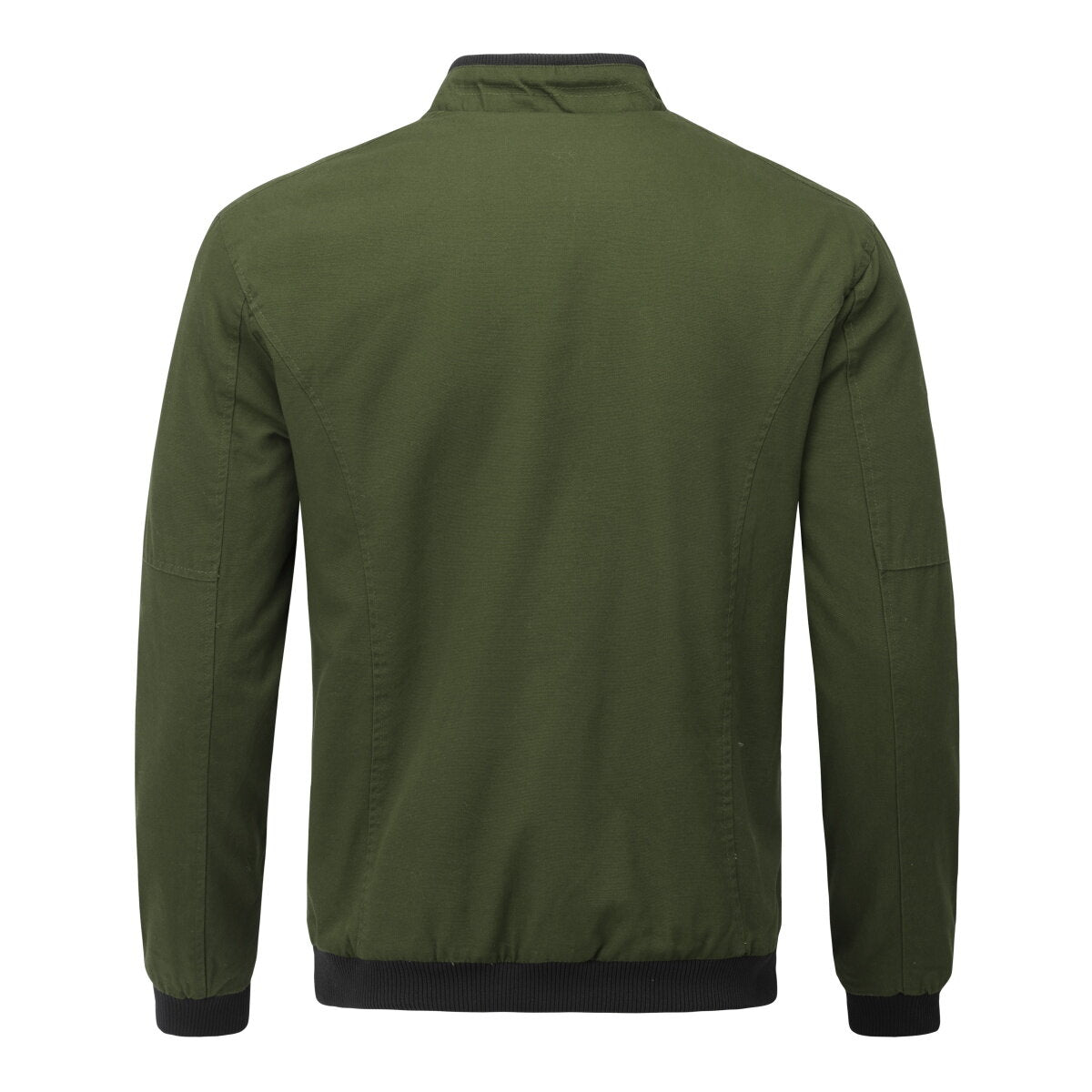 Youthup Mens Winter Stand Collar Plush Thickened Classic Zipper Jacket