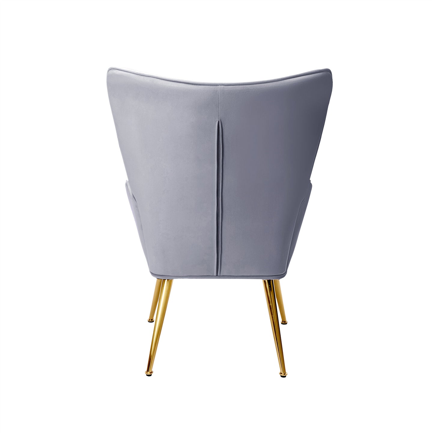 Poltrona de veludo com pernas de metal dourado Lounge almofadas vintage Poltronas reclináveis Poltronas estofadas Relax poltronas cinza