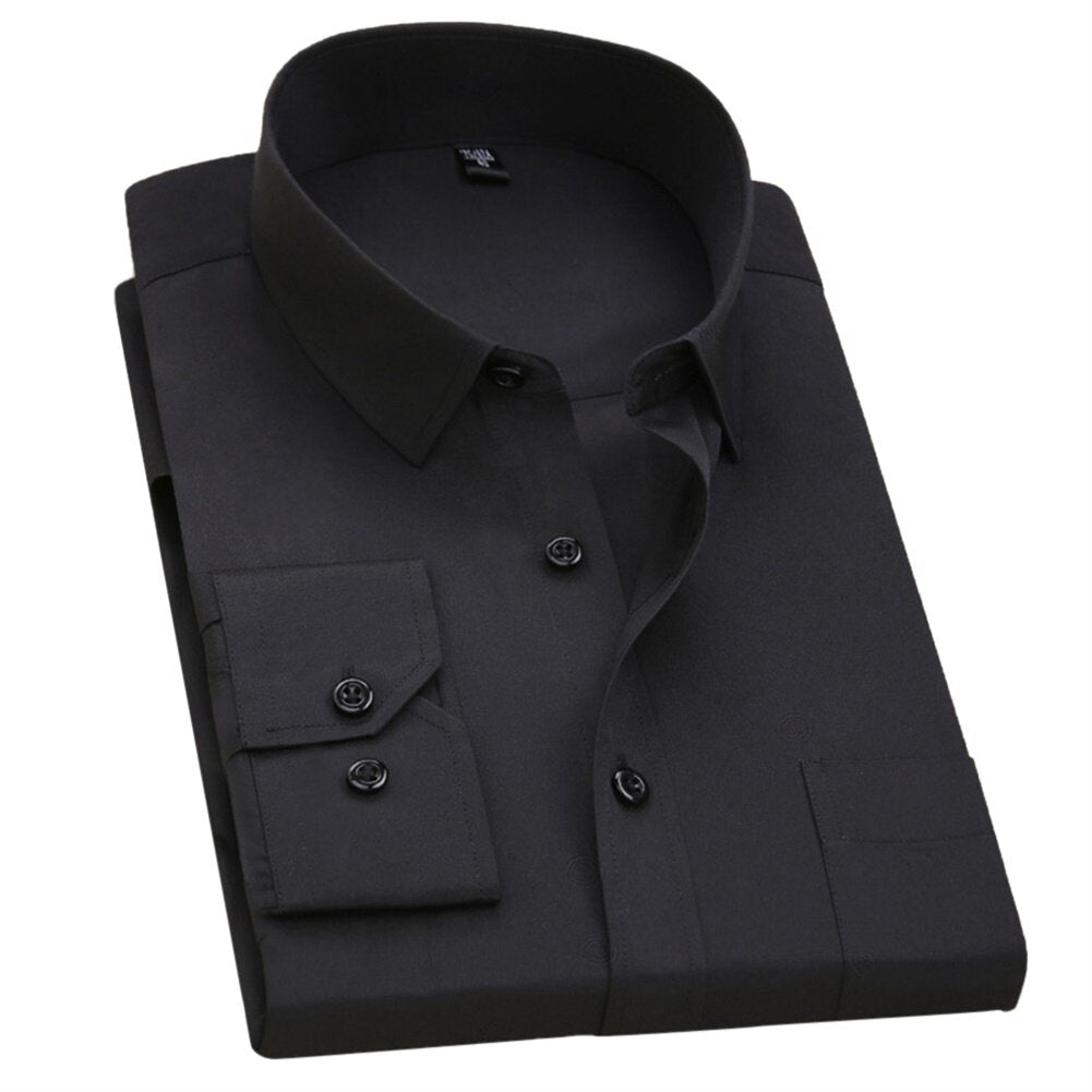 Youthup Mens Slim Business Formal Suit Shirt