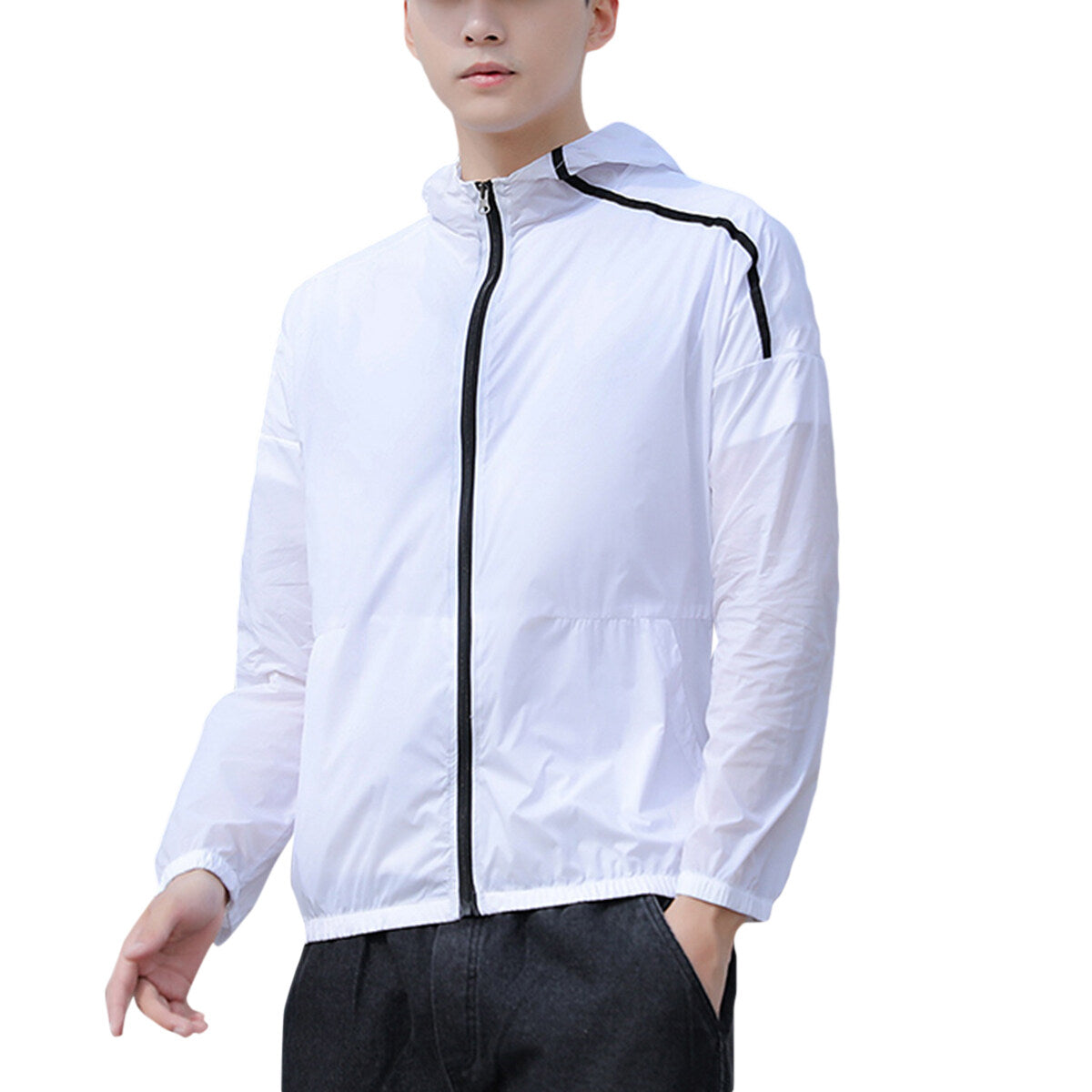 Youthup Mens Hooded Lightweight Jacket Sun-proof Clothing