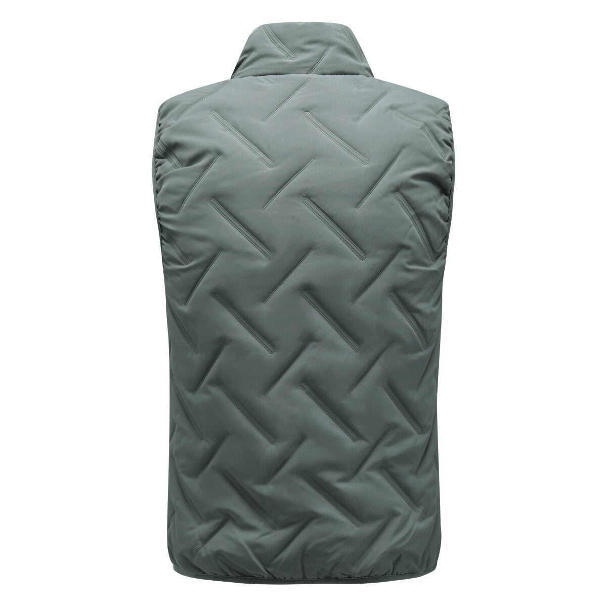 YOUTHUP Mens Bodywarmer Casual Loose Intarsia Down Vest