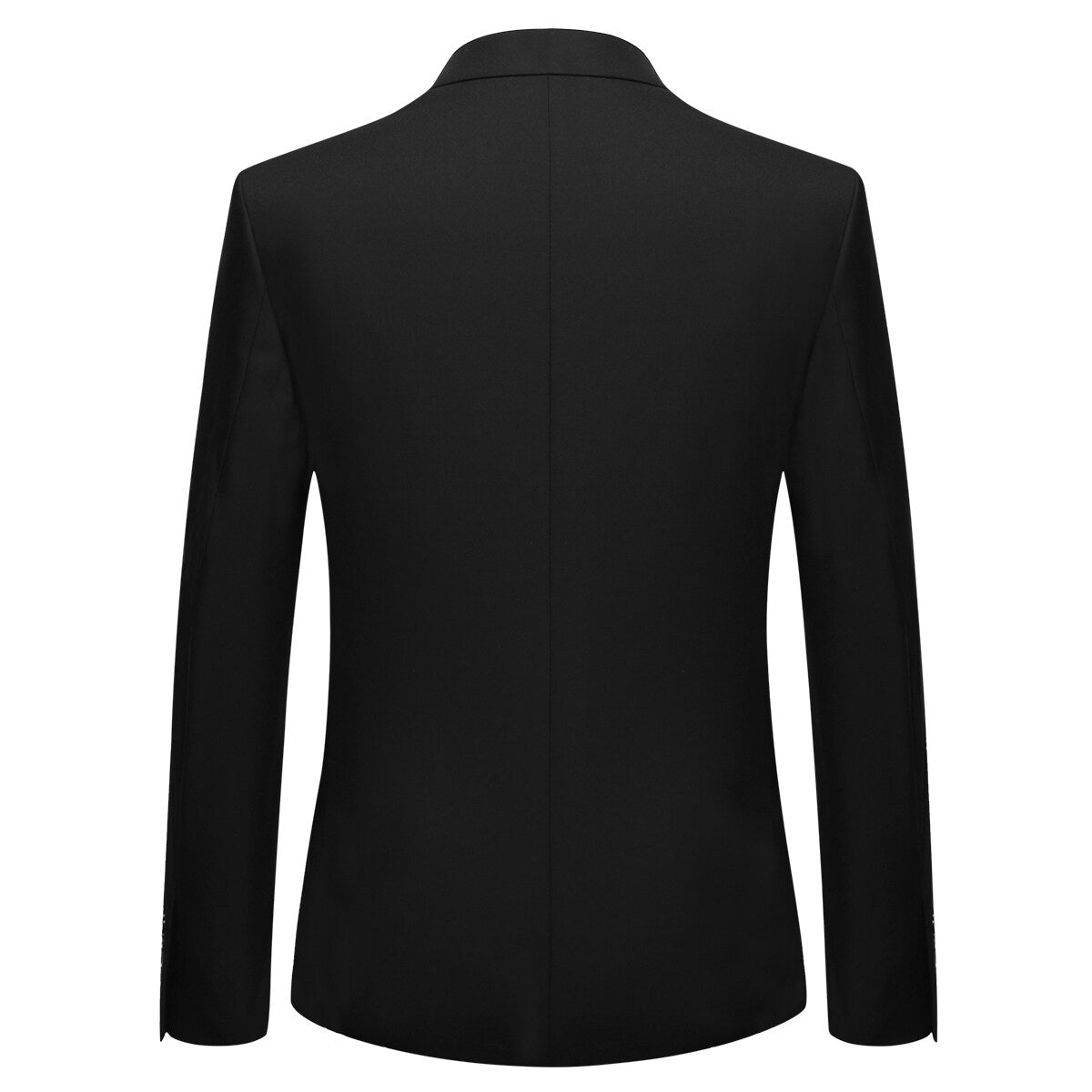 YOUTHUP Mens 2 Piece 1 Button Solid Color Slim Suit Set for Wedding or Business