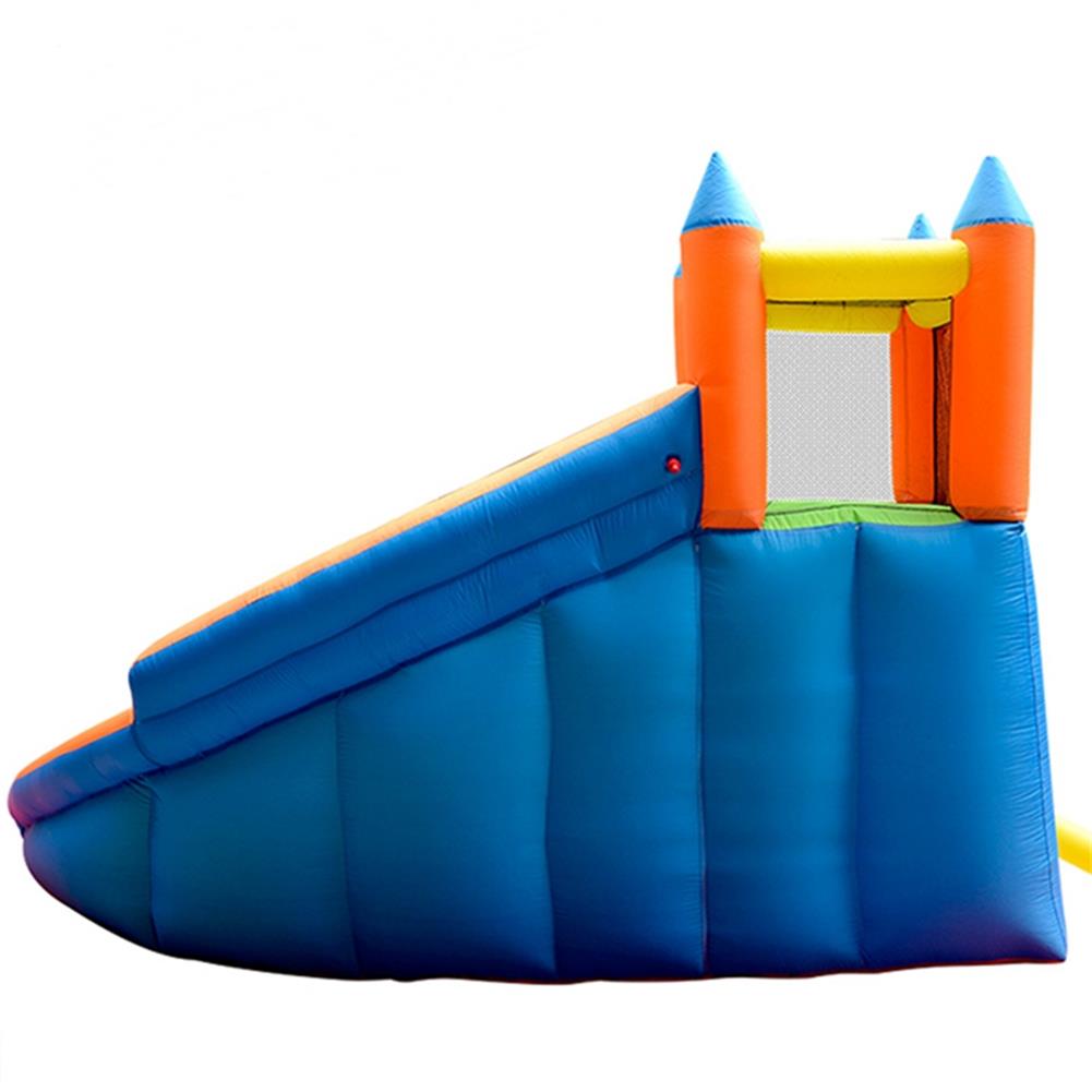 Toboggan gonflable avec piscine pour 3 Enfants Aire de jeux gonflable 400x300x250cm  Poids Portant 90KG