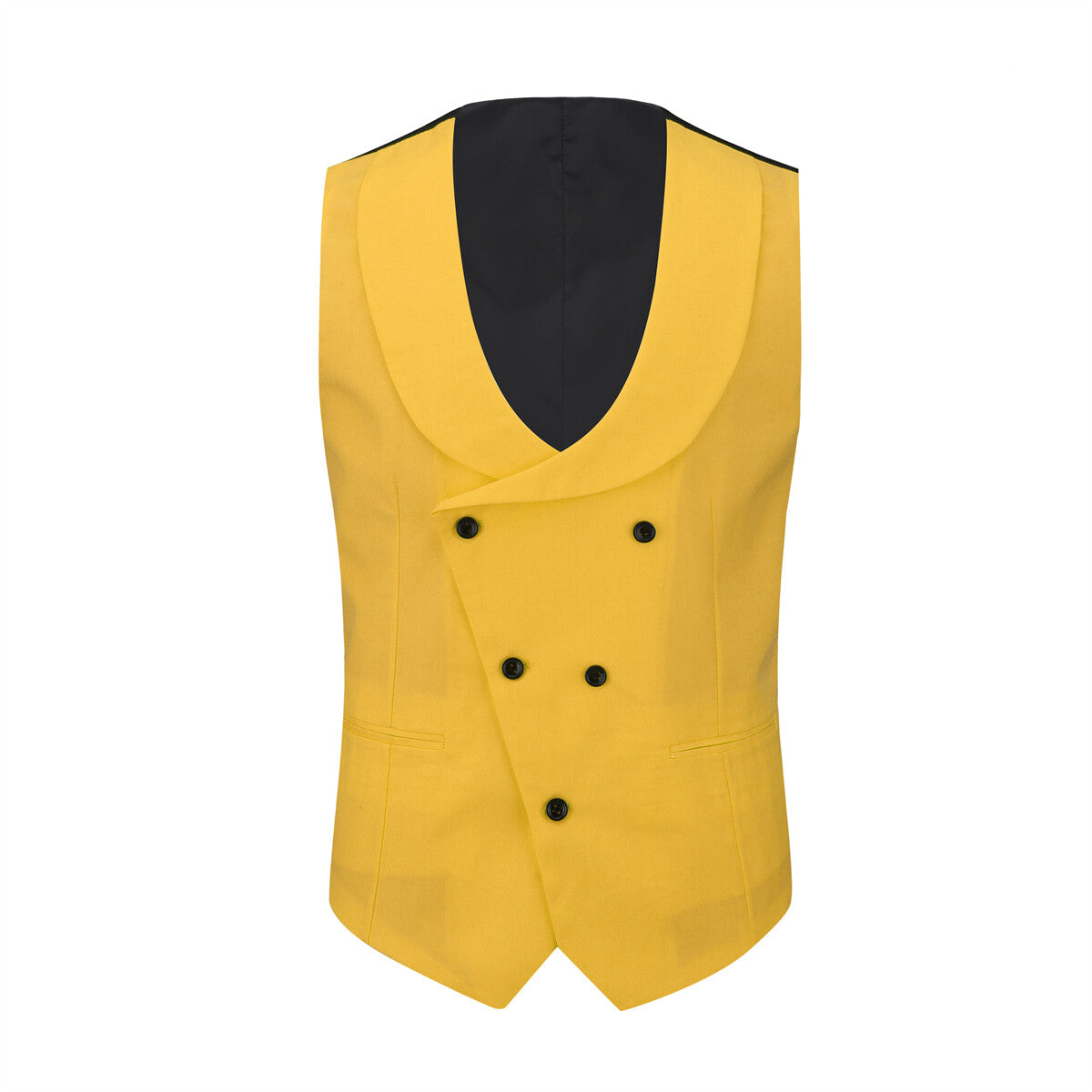 Youthup Mens 3Pce ColorBlock Dress Suits Wedding Blazer and Vest and Pants