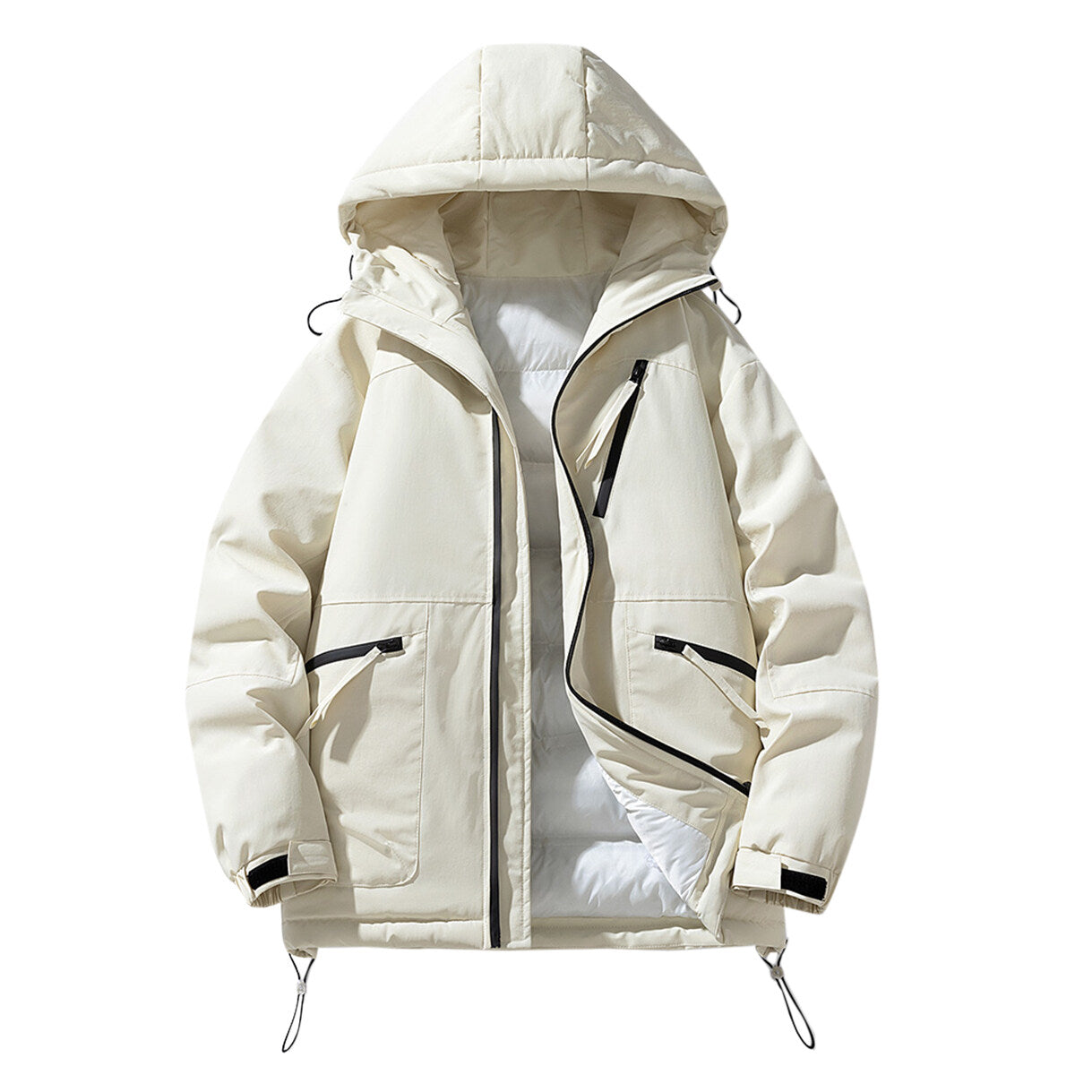 Youthup Mens Hooded Padded Down Jacket