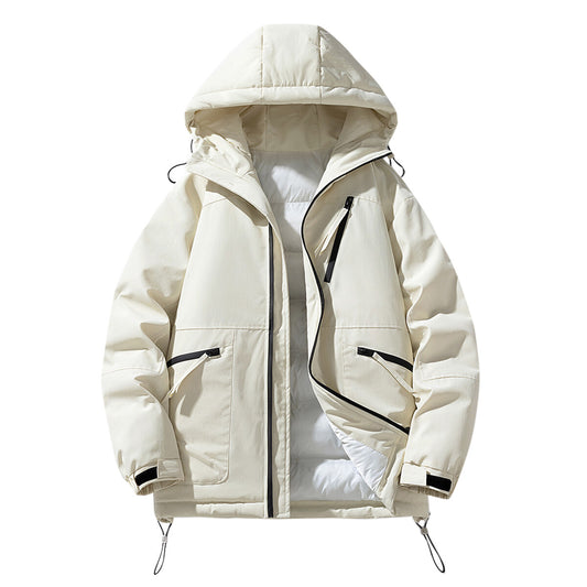Youthup Mens Hooded Padded Down Jacket