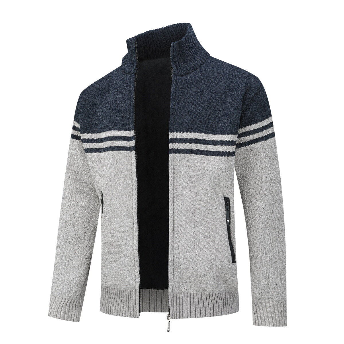 Youthup Mens Knitted Sweater Casual Cardigan