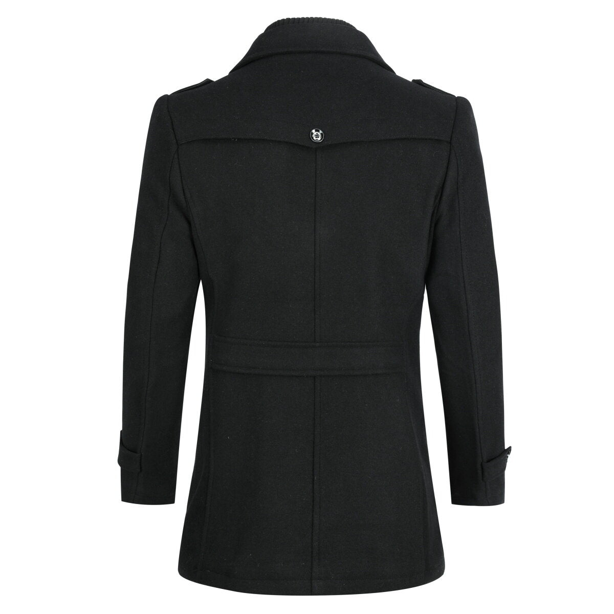 Youthup Mens Military Wool Coats Thickened Fit Winter Trench Peacoat