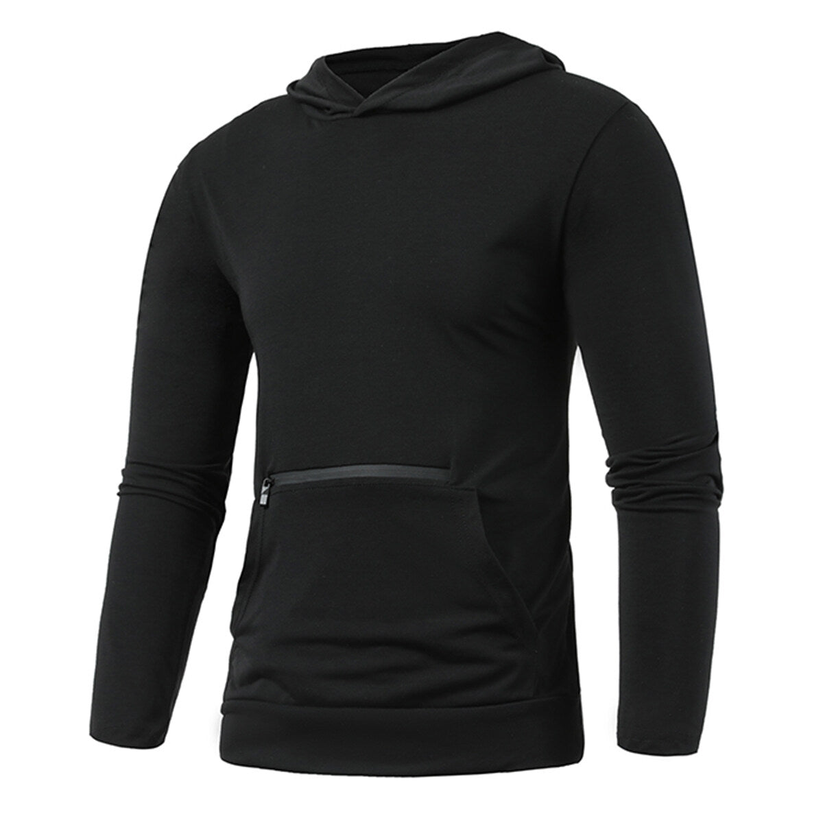 Youthup Mens Hooded Pocket Sweatshirt T-Shirt