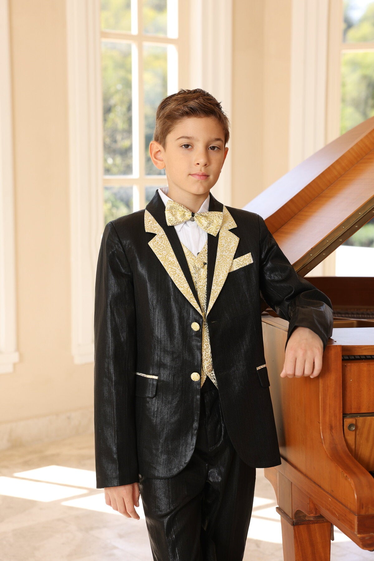 YOUTHUP Boys Youth Wedding Evening Dress Slim Fit Suit Blazer and Pants