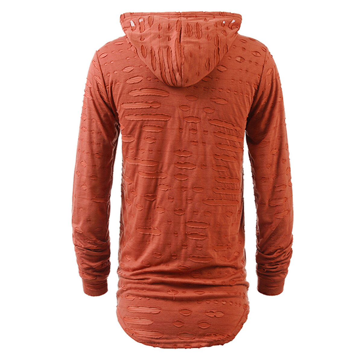 Youthup Mens Ripped Sweatshirt Hoodie T-Shirt