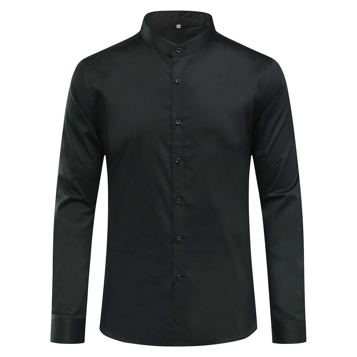 Youthup Mens Banded Collar Slim Fit Shirts