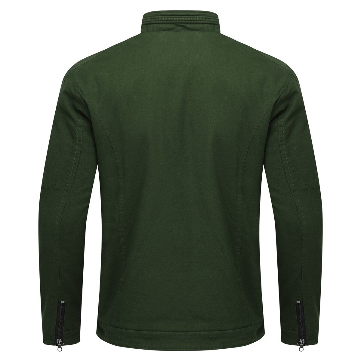 Youthup Mens Thickened Interior Plush Casual Zip Jacket
