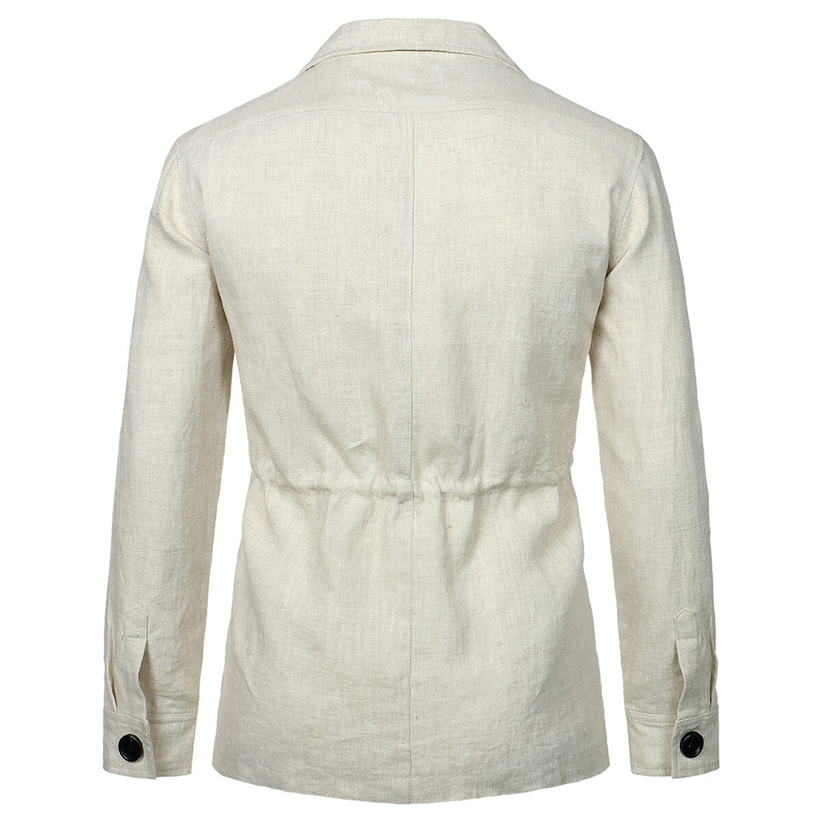YOUTHUP Mens Cargo Jacket Lightweight Lapel Casual Multi Pocket Slim Fit Coat