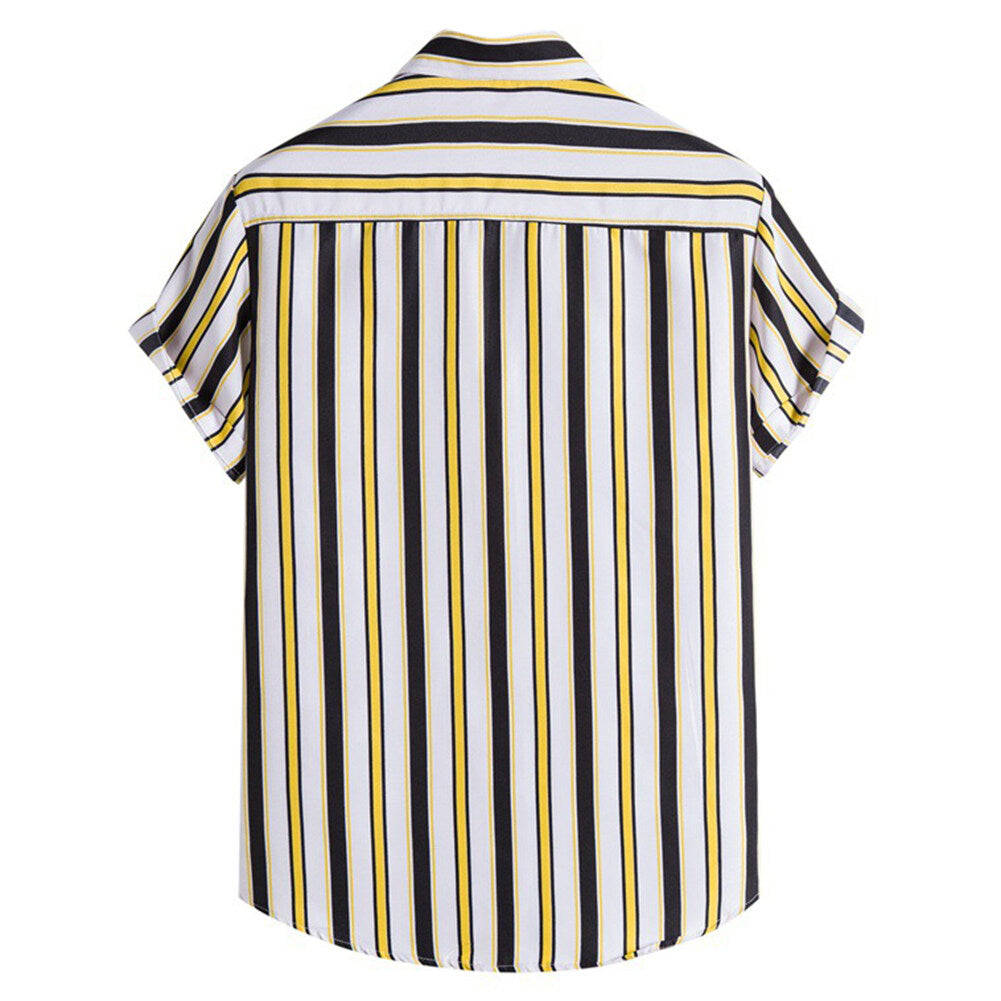 Youthup Mens Fashion Regular Fit Short Sleeve Shirt