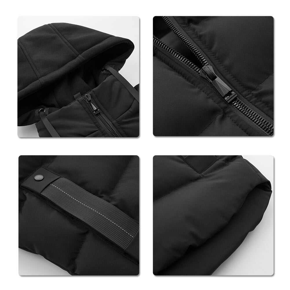 Youthup Mens Hooded Padded Puffer Vest