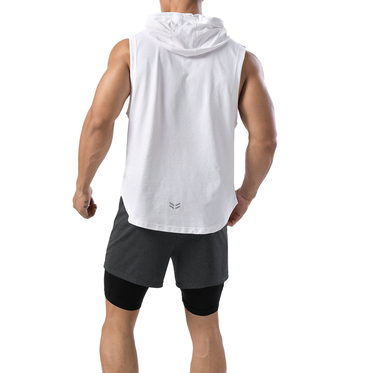 Youthup Mens Hooded Sleeveless Quick Dry Sports Vest