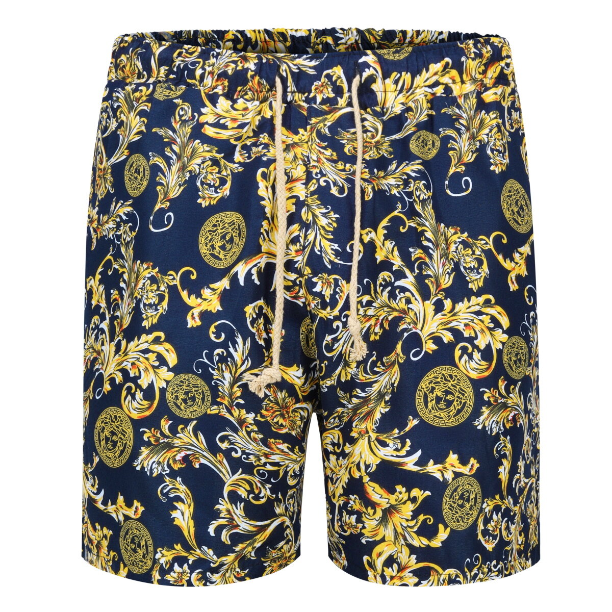 Youthup Mens 2-Piece Floral Tracksuit Short Sleeve Top and Shorts
