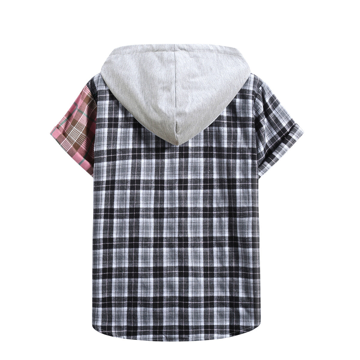 Youthup Mens Color Block Hooded Fashion T-Shirt