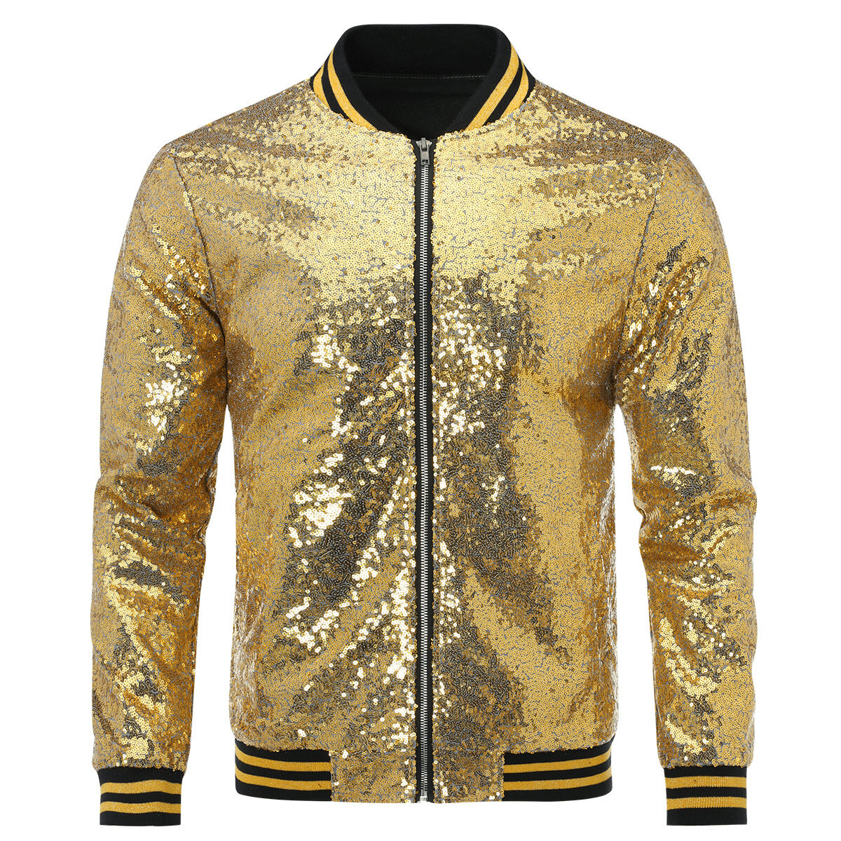 Youthup Mens Party Show Sparkle Sequins Jacket