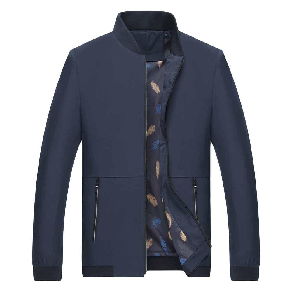 Youthup Mens Lightweight Casual Jacket for Middle Aged Dads