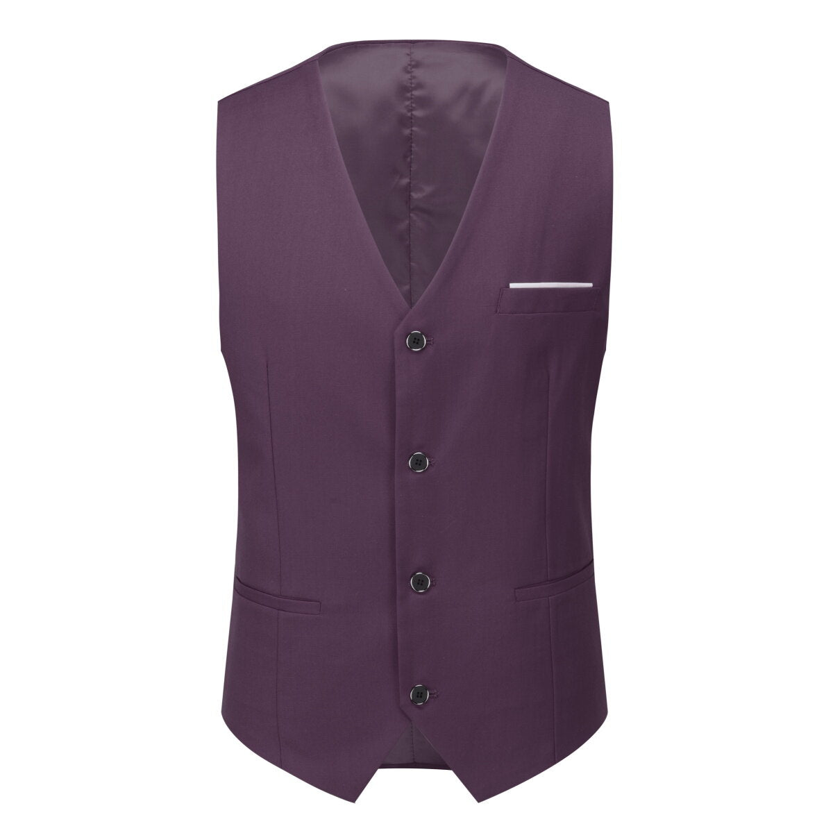 Youthup Mens 3-Pce Business Suit Slim Fit Wedding Party Blazer and Vest and Pants