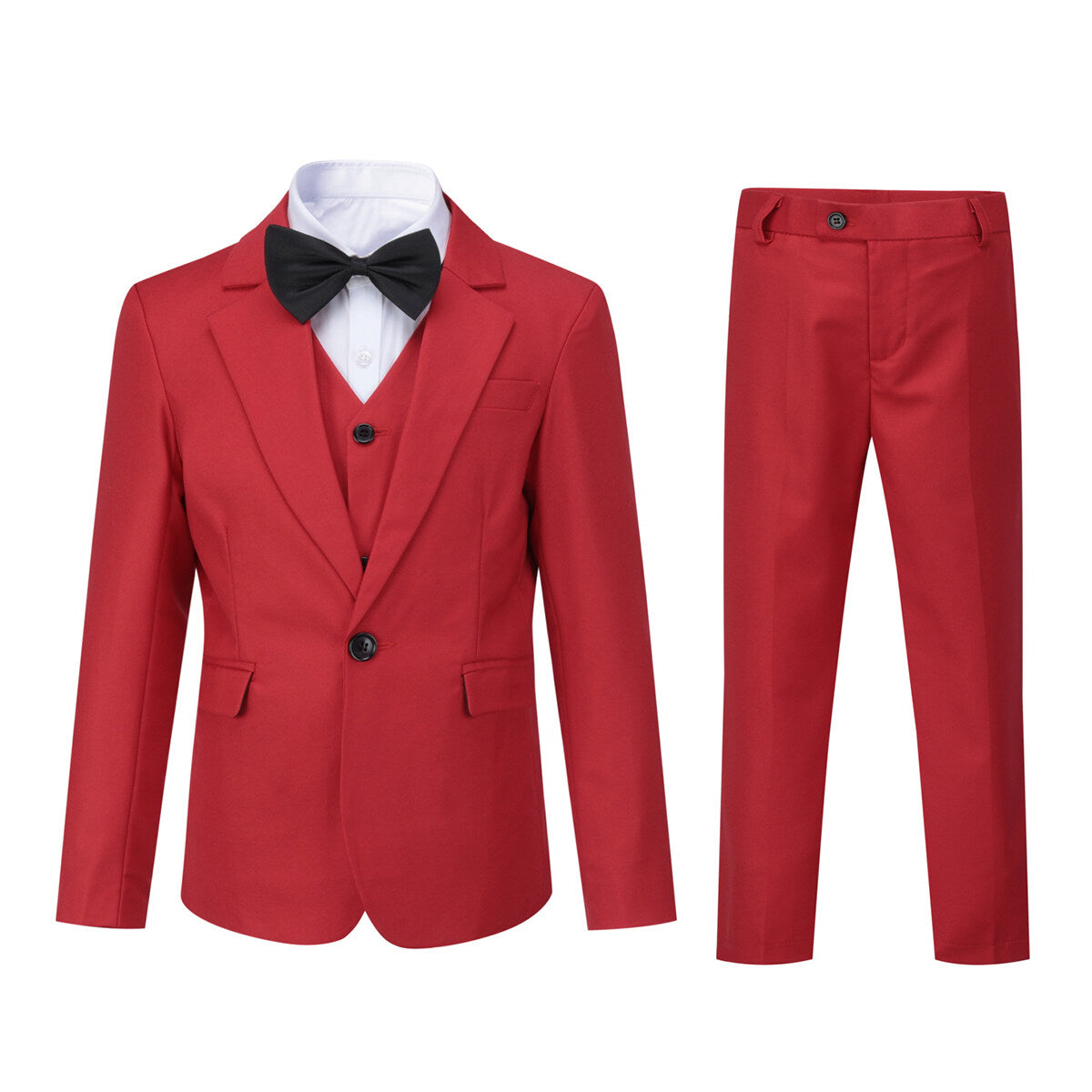 Youthup Boys 3Pce Formal Suit Slim Fit Blazer and Vest and Pants