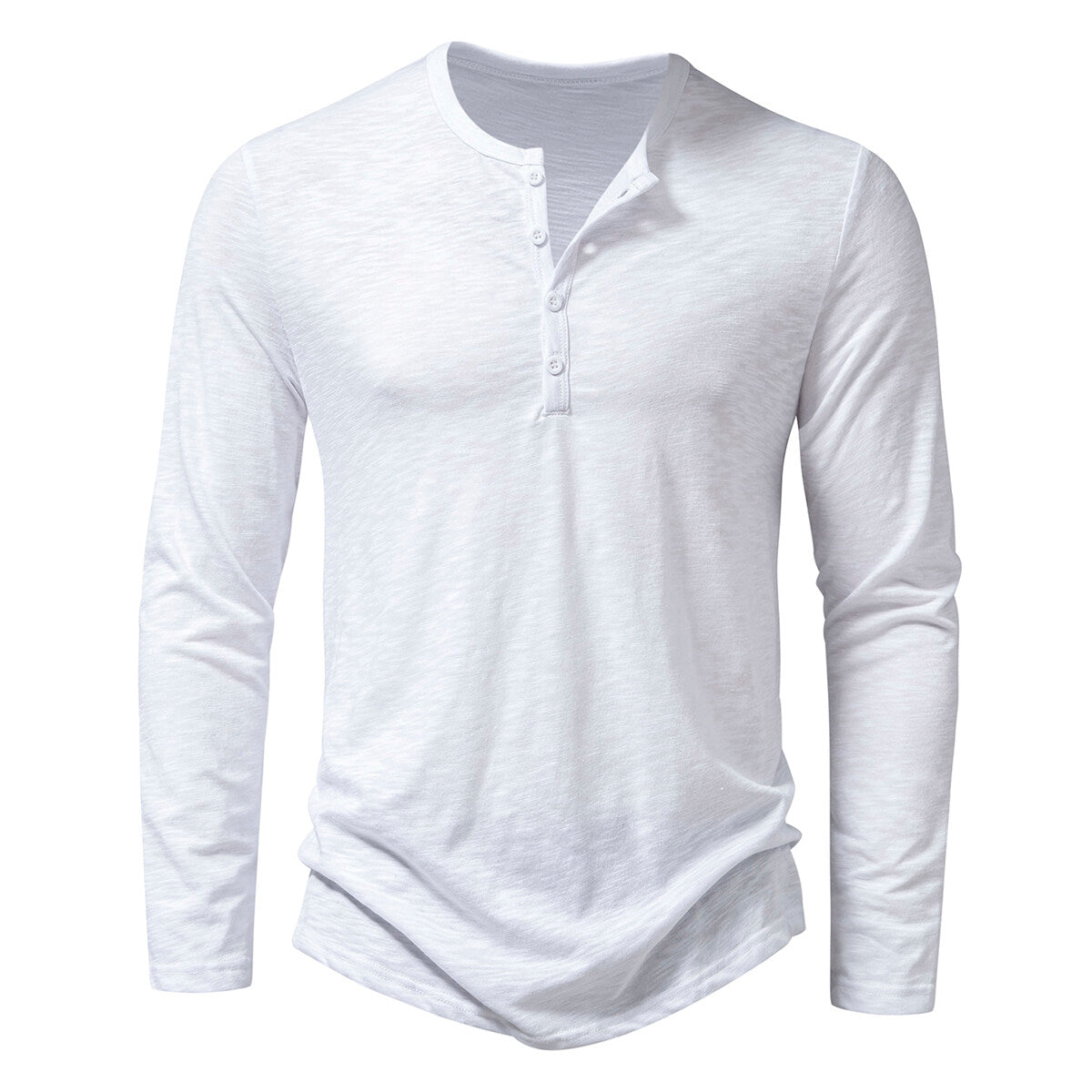 YOUTHUP Mens Lightweight Polo Shirt Henley Collar Slim Fit Casual Golf Shirt