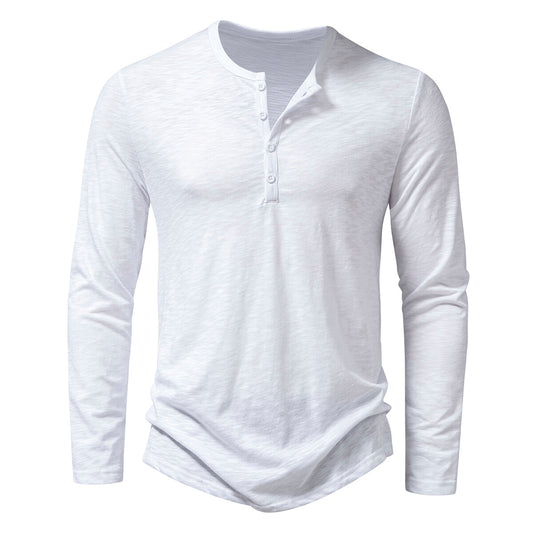 YOUTHUP Mens Lightweight Polo Shirt Henley Collar Slim Fit Casual Golf Shirt
