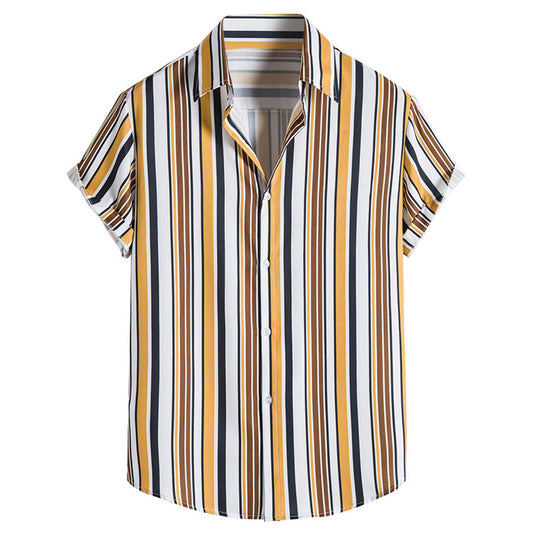 Youthup Mens Fashion Regular Fit Short Sleeve Shirt