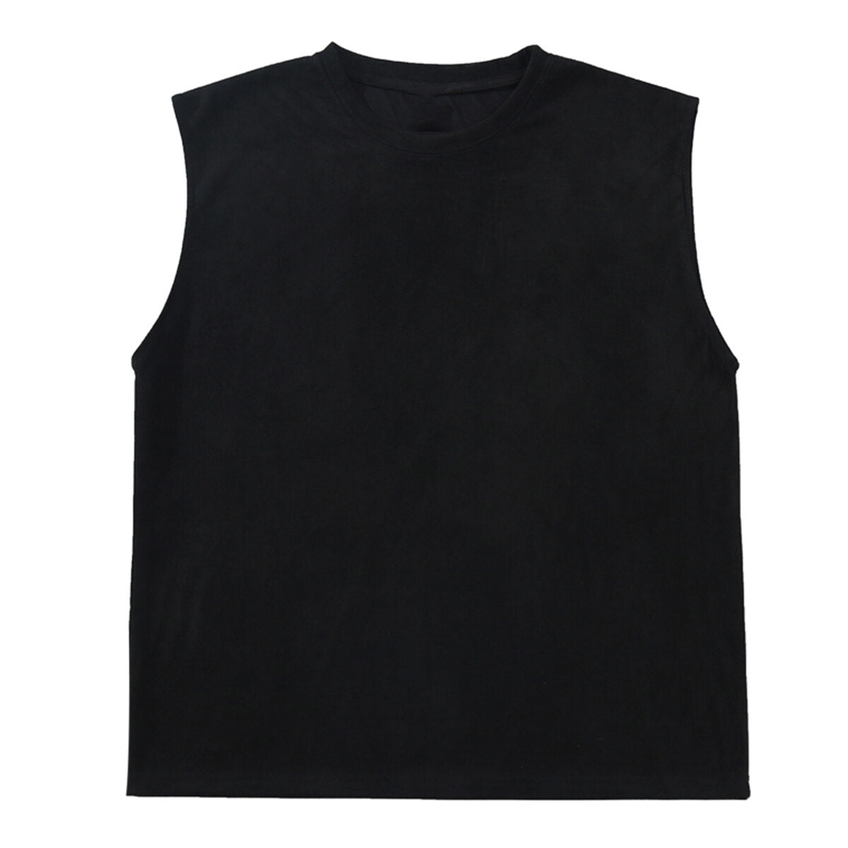 Youthup Mens Lightweight Suede Vest Sleeveless Shirt