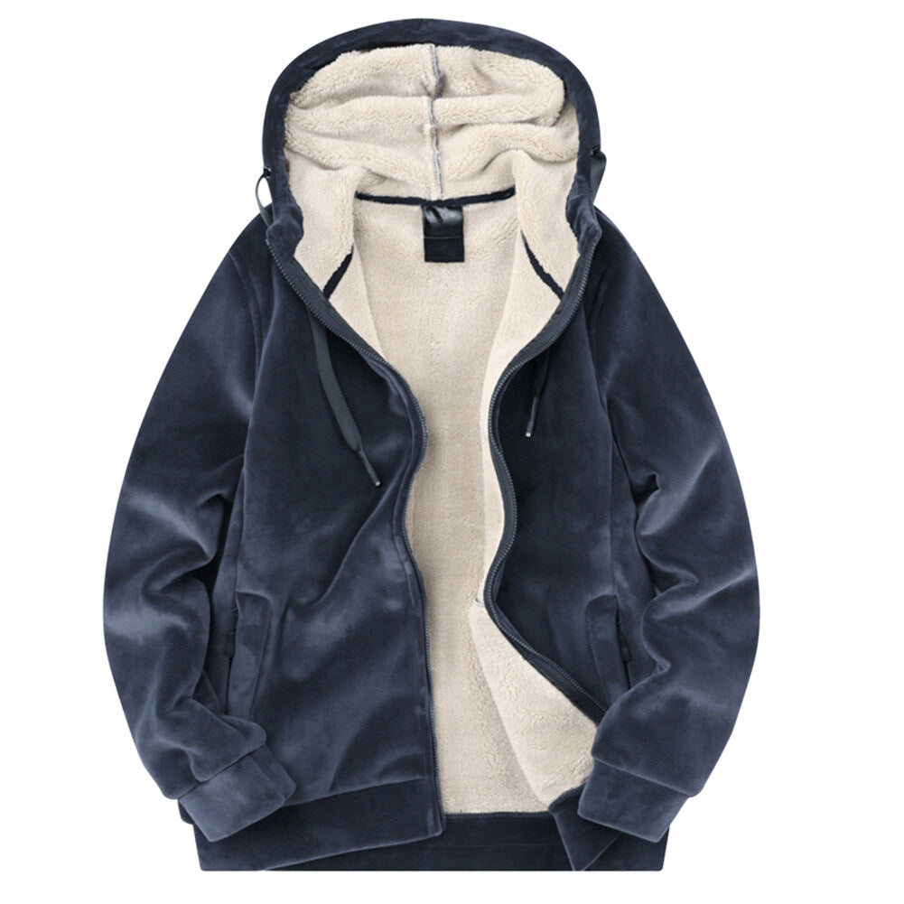 Youthup Boys Teen Students Plus Size Fleece Hooded Sweatshirt