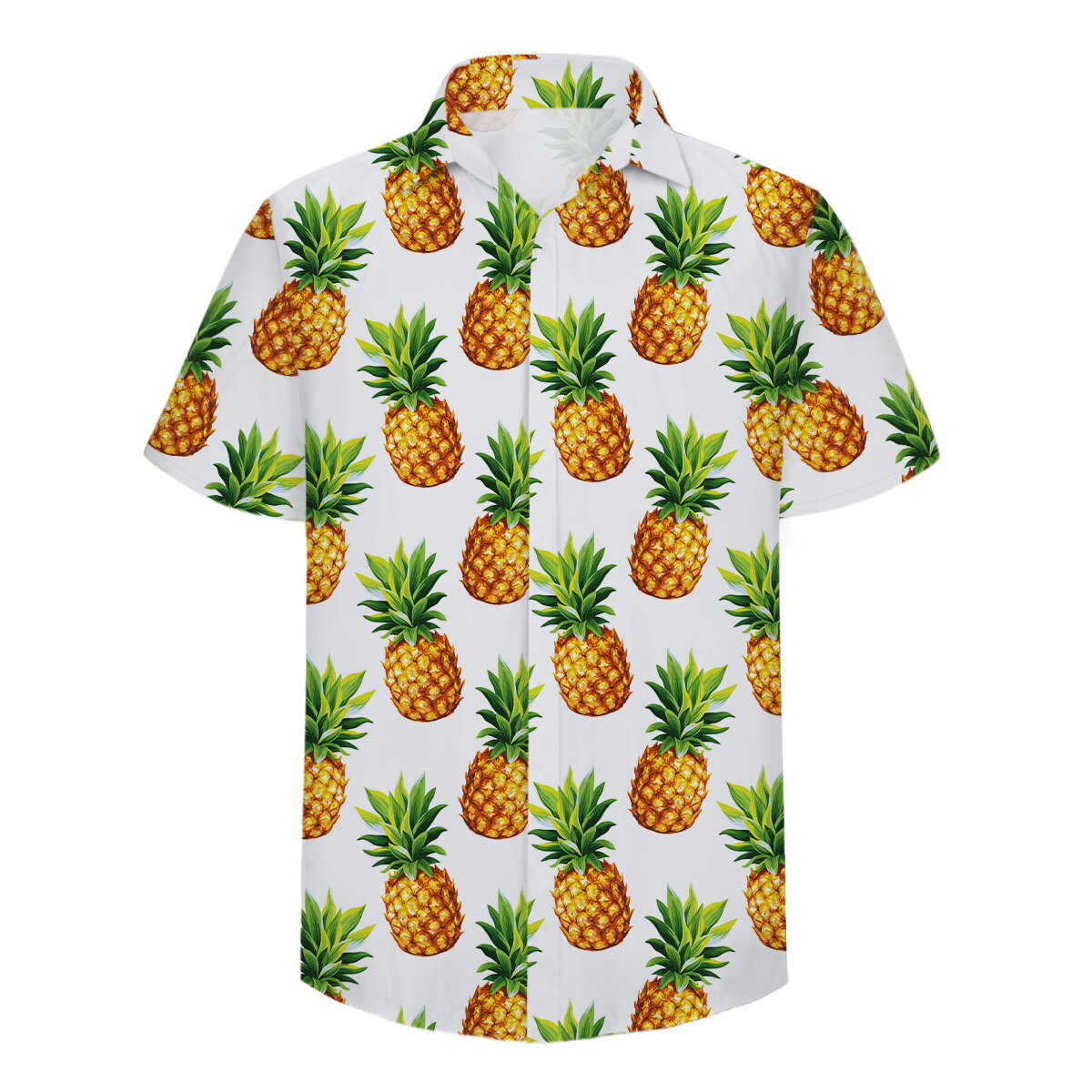 YOUTHUP Mens Summer 2 Piece Casual Pineapple Beach Outfit Set