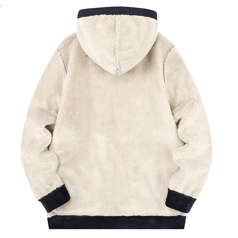 Youthup Boys Teen Students Plus Size Fleece Hooded Sweatshirt