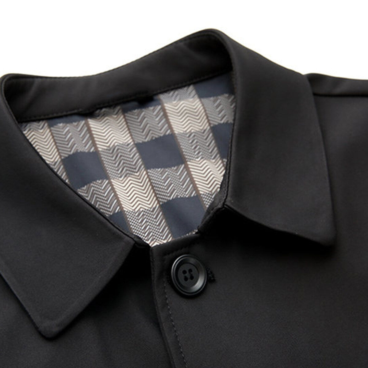 Youthup Mens Slim Fit Lapel Trench Coat Dust Coat