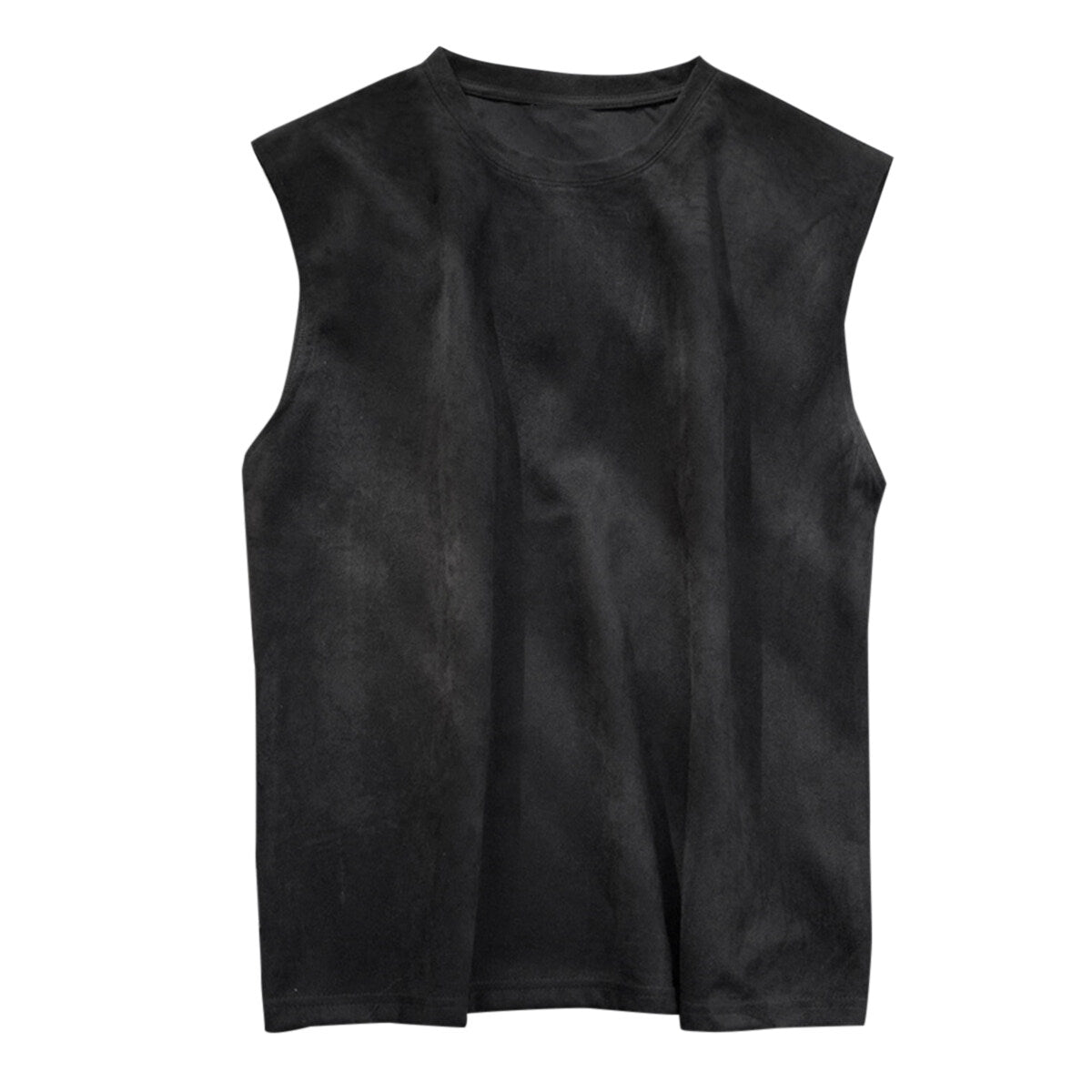 Youthup Mens Lightweight Suede Vest Sleeveless Shirt