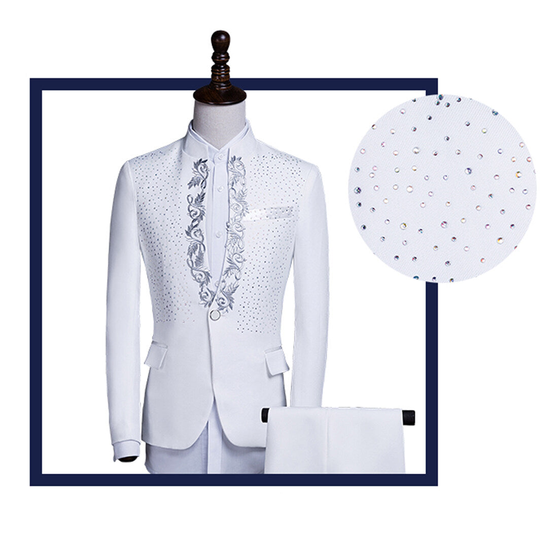 Youthup Mens Slim Evening Dress Choral Performance Suit£¨Blazer+Pant£©