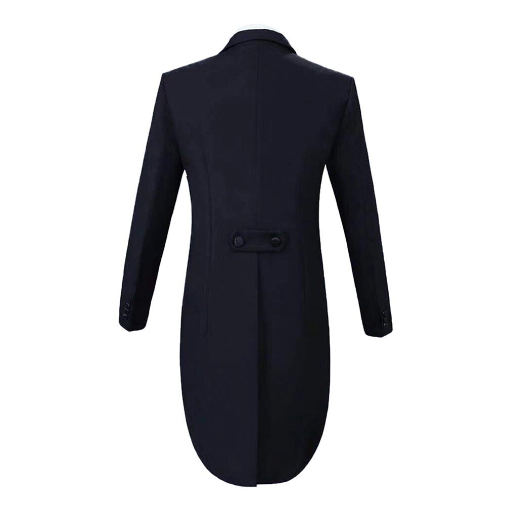 YOUTHUP Mens Wedding Costume Party Vintage Tailcoat 4 Piece Dress Slim Suit Set