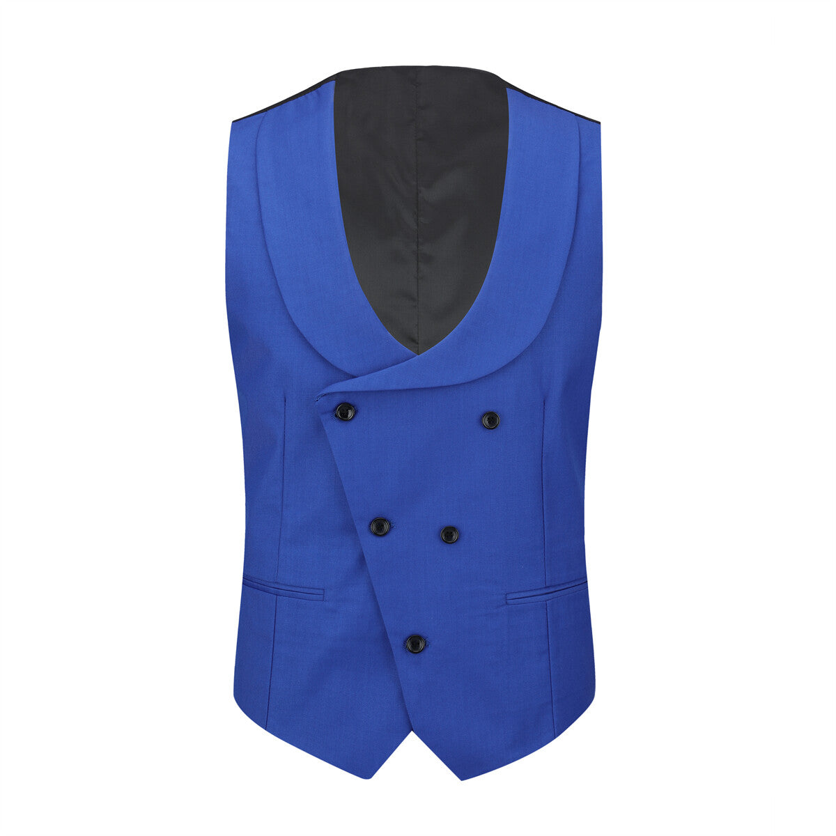 Youthup Mens 3 Piece ColorBlock Suits Dress Wedding Party Blazer and Waistcoat and Pants