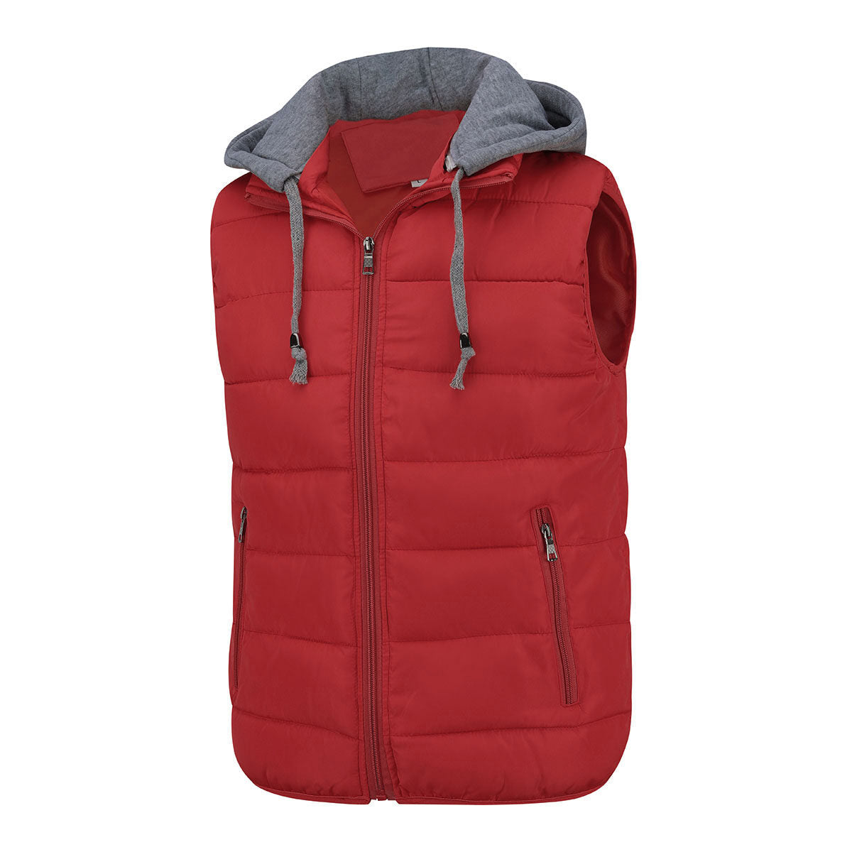 Youthup Mens Hooded Gilet Lightweight Sleeveless Jacket Outdoor Padded Puffer Vest