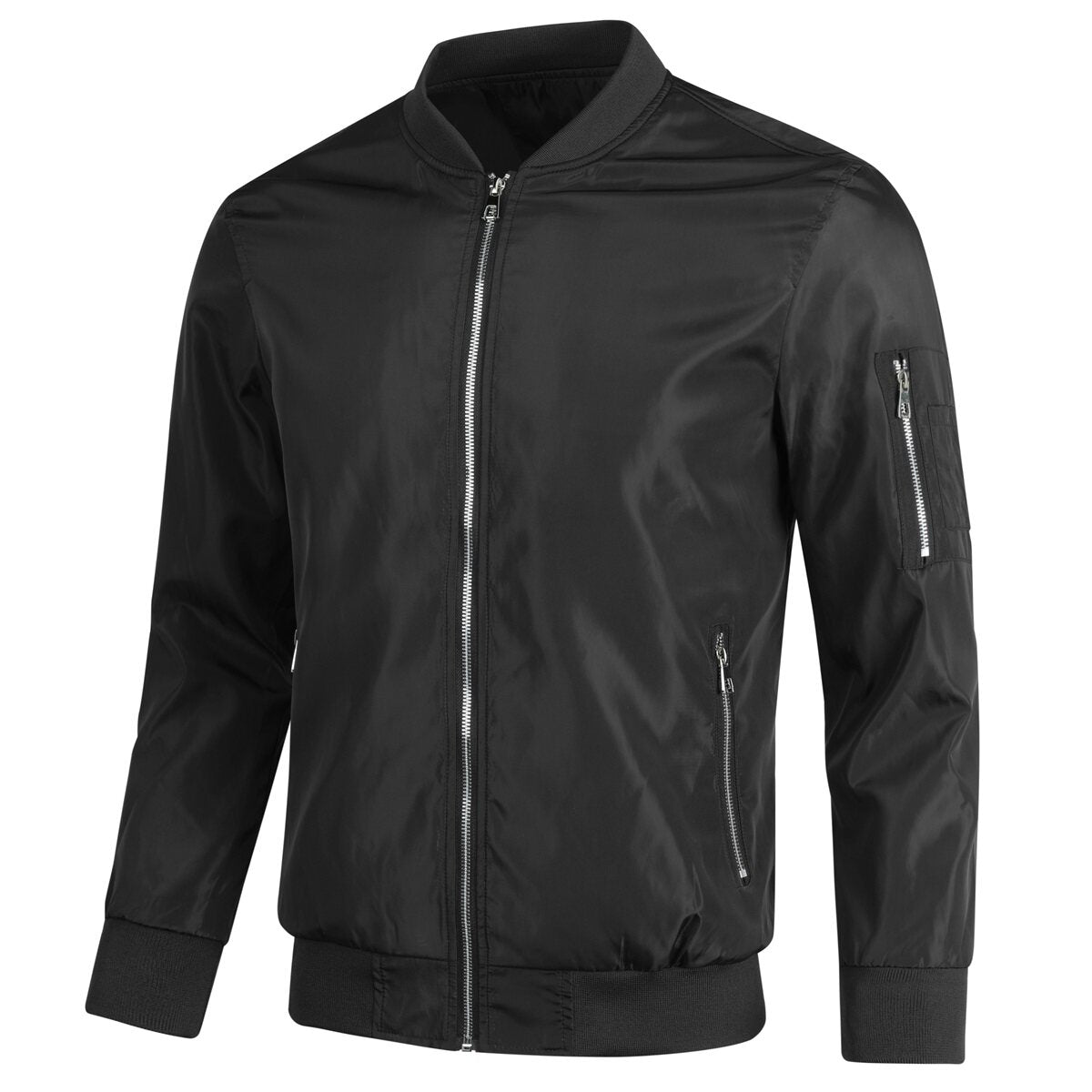 Youthup Mens Bomber Jackets Casual Lightweight Plus Size Coat